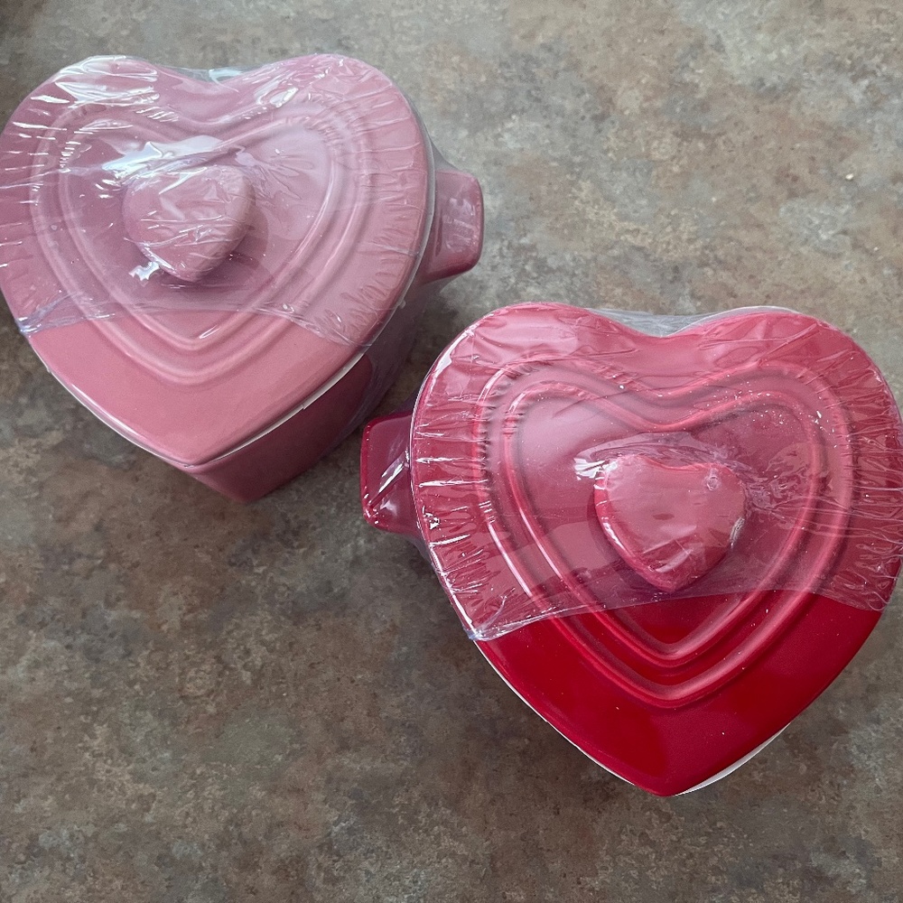 Ceramic Heart Dutch Oven set